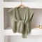 Women Lightweight Knit Neck Cape Solid Color Summer Shawl For Office Air Conditioning 9