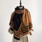 TwoSided Print Pashmina Shawl Soft Warm Winter Blanket Scarf For Women 5
