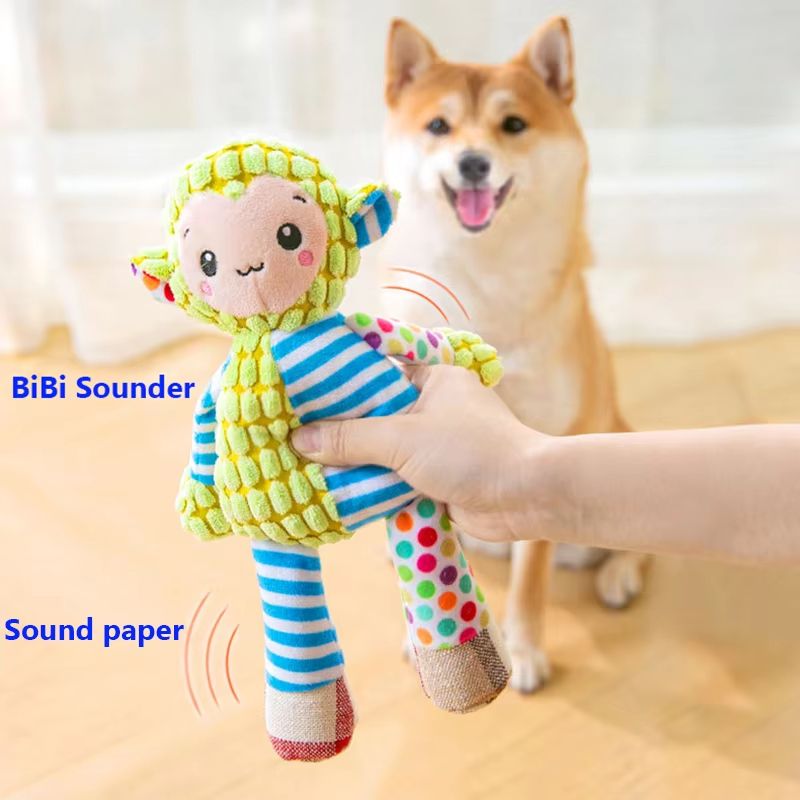 Interactive BiteResistant Plush Pet Toy Squeaky Puzzle For Dogs And Cats 1
