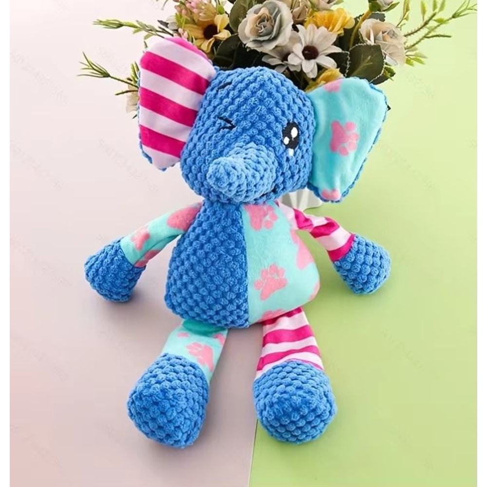 Interactive BiteResistant Plush Pet Toy Squeaky Puzzle For Dogs And Cats 11