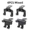 Universal Car Seat Headrest Hooks 4Pack Hanger Storage Organizer For Handbags Coats And More 13