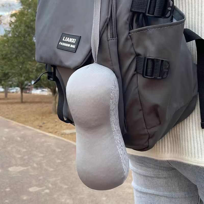 Mini Portable UShaped Travel Neck Pillow For Adults Back And Office Sleeping Support 2