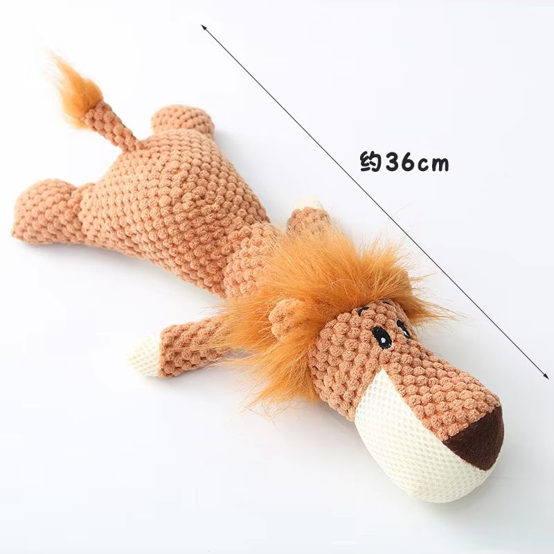 Plush Cartoon Puppy Dog Toy Interactive Chew And Squeak Toy For Small Dogs 8