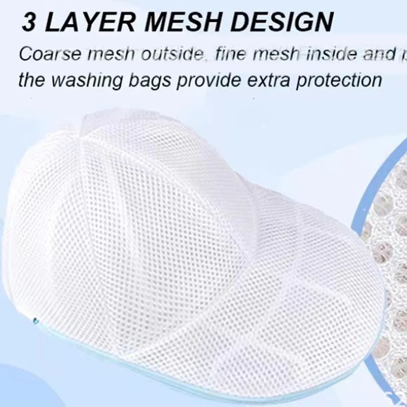 Portable Hat Washer Cage Baseball Cap Cleaner Protector And Shaper For Washing Machine 2