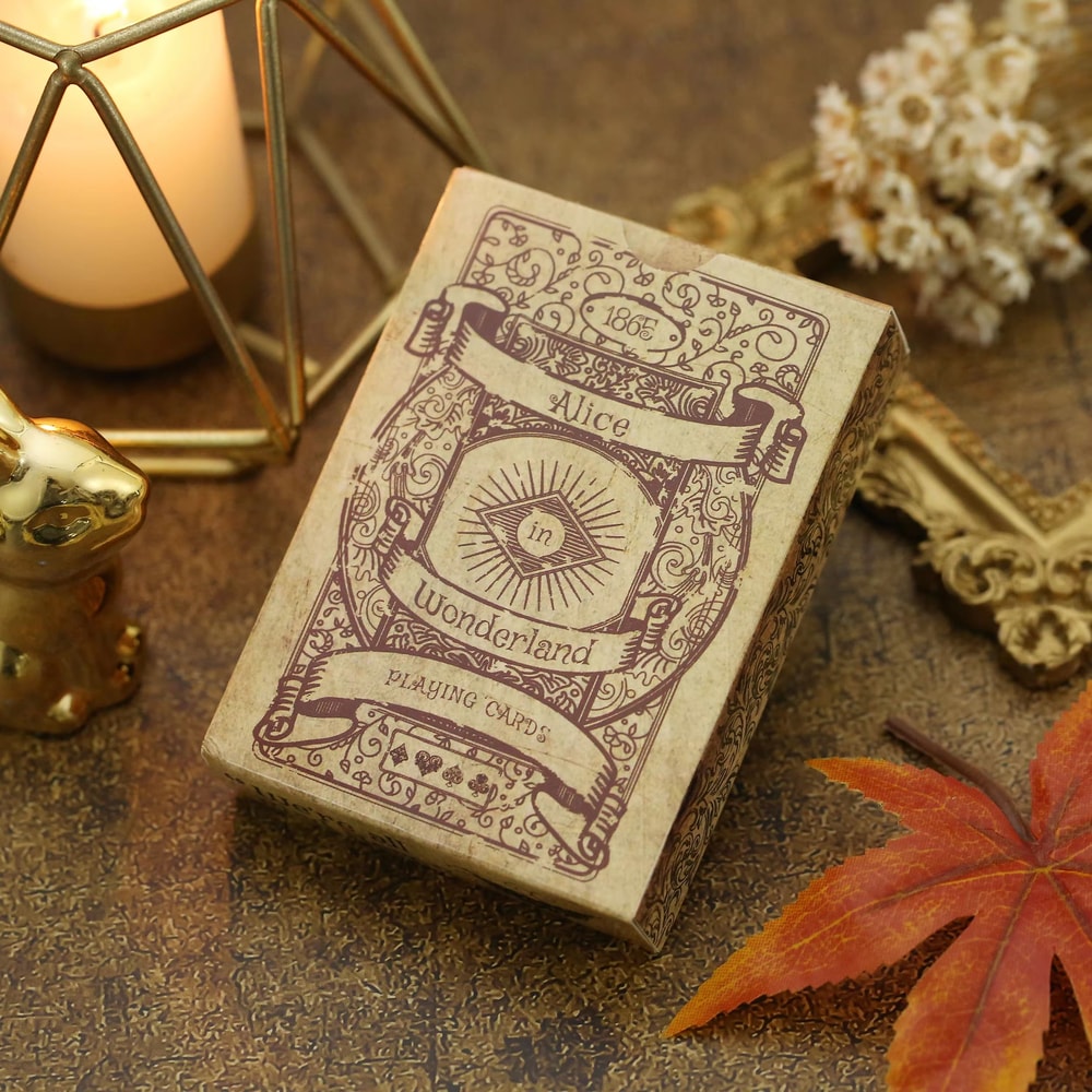 Vintage Alice In Wonderland Playing Cards Deck Retro Poker Style Collectible Set 2