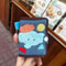 Cute Canvas Short Zipper Wallet For Women Small Fold Coin Purse And Card Holder In Denim Or Corduro 7