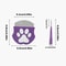 Curved Pet Grooming Comb Flea And Detangling Brush For Cats And Dogs Face And Body Mini Grooming To 5
