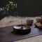 North American Black Walnut Incense Stick Holder Handmade Tea Ceremony Round Burner Tray 4