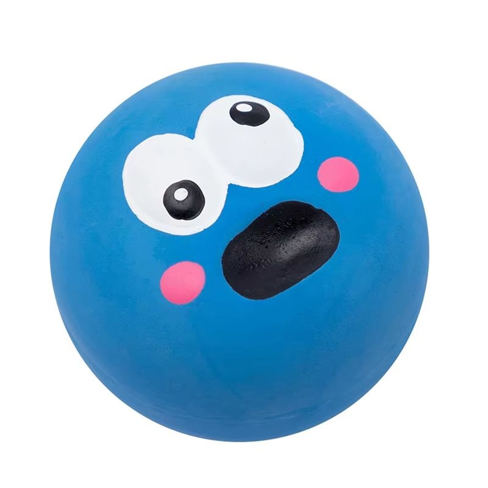 Squeaky Rubber Dog Ball Chew Toy Bite Resistant Tooth Cleaning Interactive Pet Ball 1
