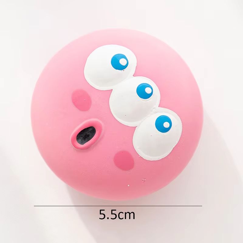 Squeaky Rubber Dog Ball Chew Toy Bite Resistant Tooth Cleaning Interactive Pet Ball 5