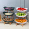 23 Tier Snack Serving Tray Fruit Plate Modern Candy Dish Dessert Stand For Home 2