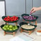 23 Tier Snack Serving Tray Fruit Plate Modern Candy Dish Dessert Stand For Home 3