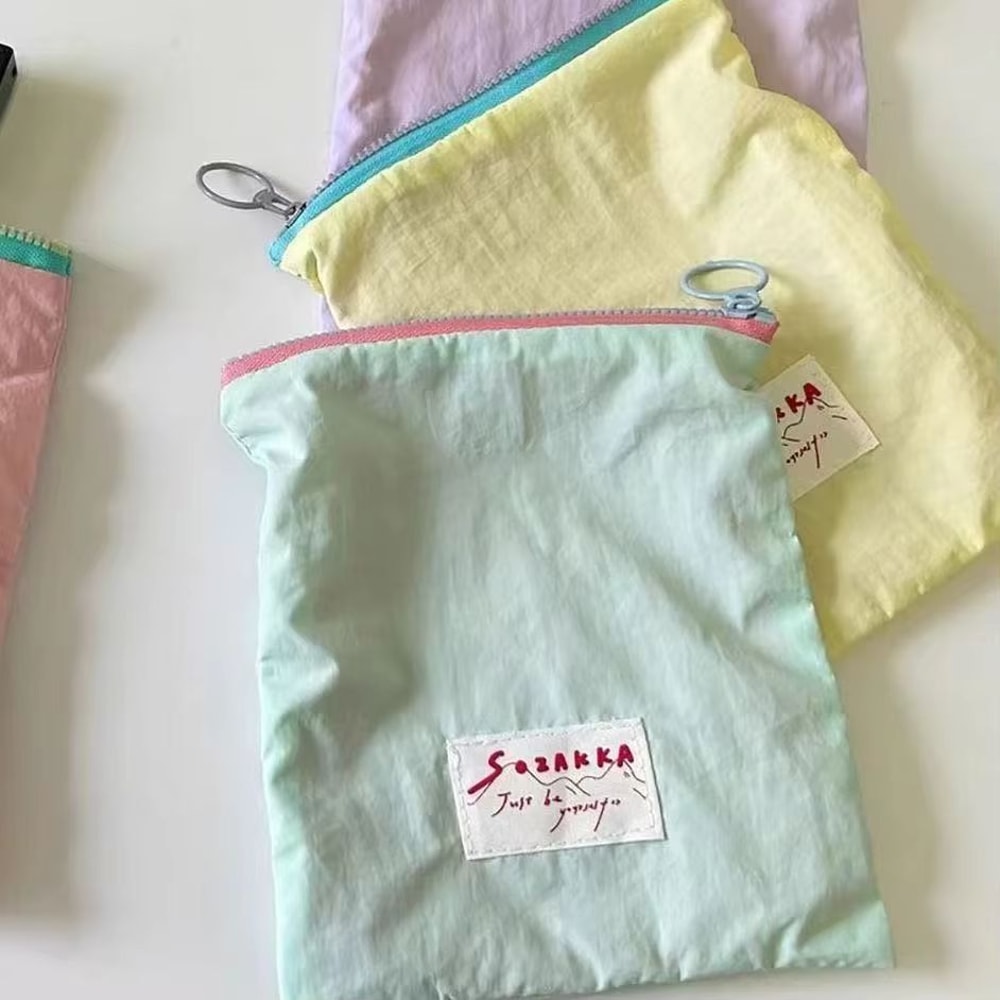 Cute Mini Zipper Makeup Bag Korean Macarone Cosmetic Pouch 3