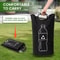 Large Capacity 82Liter Folding Storage Basket For Bottle Waste Collection With Aluminum Handle 3