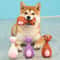 Durable Squeaky Dog Toy Rubber Chew Animal Toy For Small Large Dogs 1