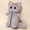 Siamese Cat Plush Pencil Case Large Capacity Stationery Bag 8