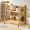 2Layer Bamboo Countertop Organizer Shelf Multipurpose Coffee Cup Storage Holder 6
