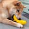 BananaShape Squeaky Dog Toy Latex Chew Toy BiteResistant Interactive Pet Toy 2