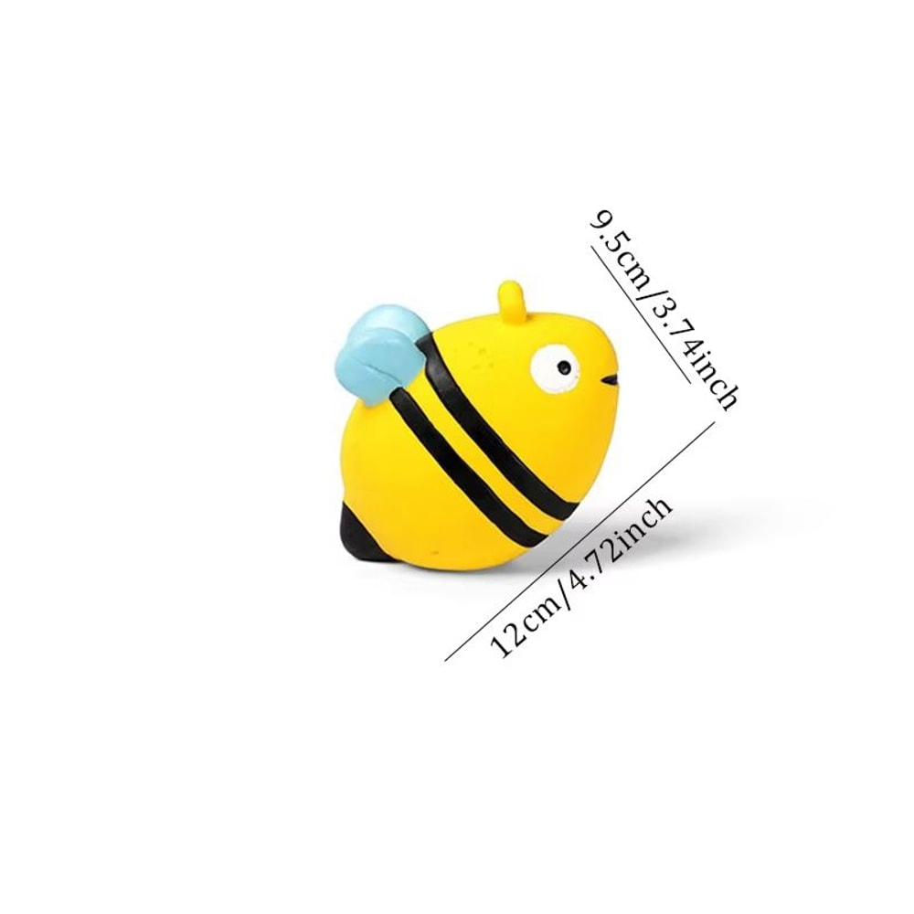 BananaShape Squeaky Dog Toy Latex Chew Toy BiteResistant Interactive Pet Toy 3