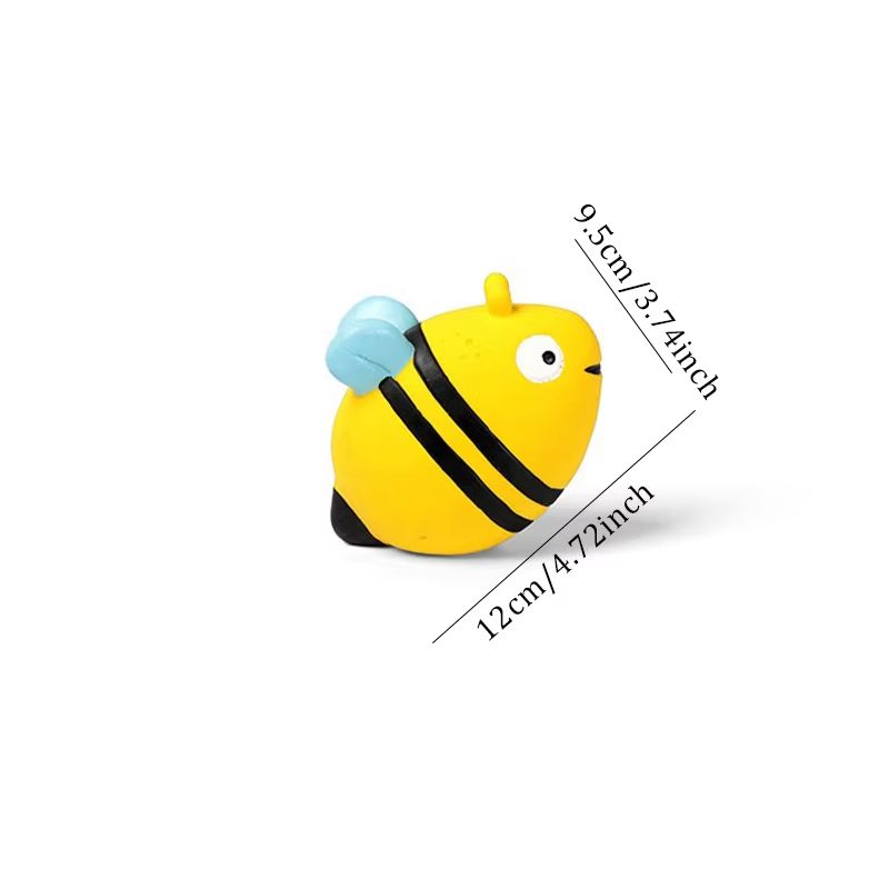 BananaShape Squeaky Dog Toy Latex Chew Toy BiteResistant Interactive Pet Toy 3