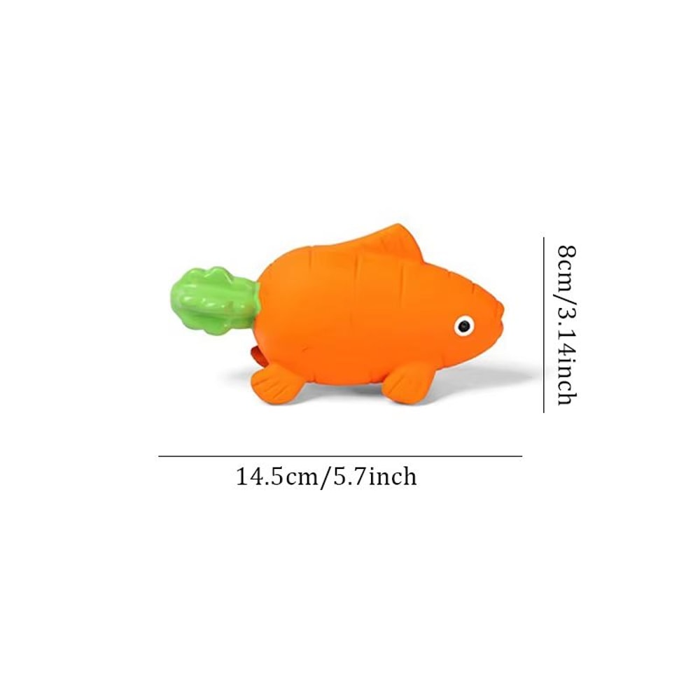 BananaShape Squeaky Dog Toy Latex Chew Toy BiteResistant Interactive Pet Toy 7