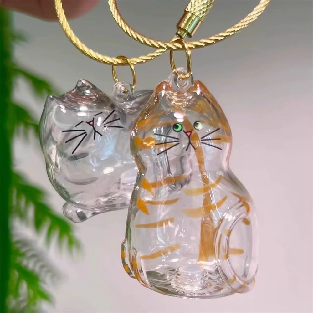 Transparent Pet Fur Storage Capsule Hanging Ornament For Cat Dog Hair Keepsakes 3