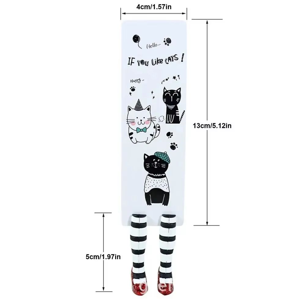 3D Wicked Witch Bookmark Handmade ABS Witch Legs Bookmark For Book Lovers 5