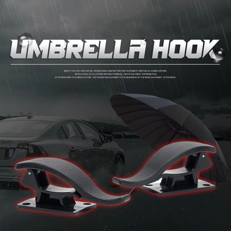 Universal Car Seat Back Hook MultiPurpose Trunk Umbrella Holder 0