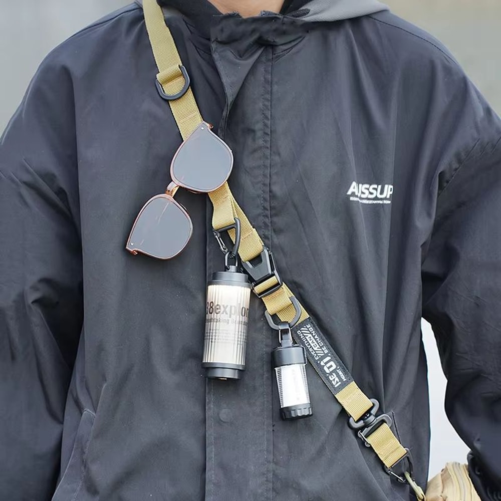 Adjustable Outdoor Crossbody Rope Strap Multifunctional Diagonal Hanging Backpack Strap 0