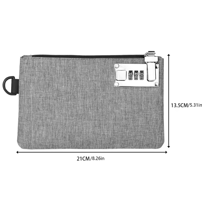 Lockable Money Bag Coin Purse With Card Holder Clutch For Men 5