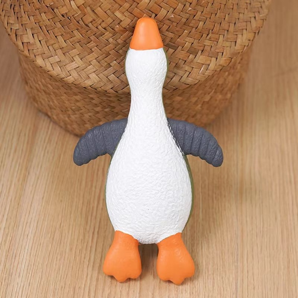 PenguinShape Squeaky Dog Toy Latex Chew Toy BiteResistant Interactive Pet Toy 3