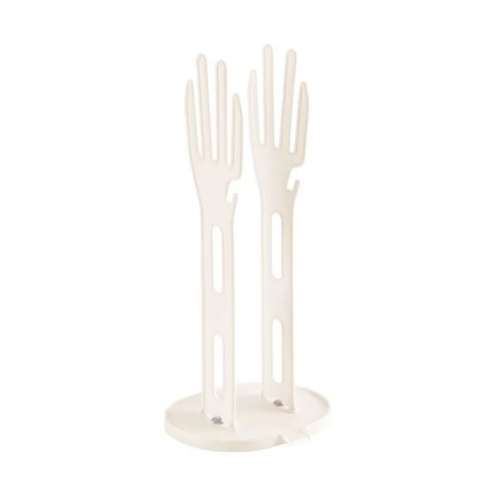 Kitchen Glove Towel Holder Stand Rubber Glove Dryer Countertop Accessory 7