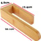 Bamboo Wooden WallMounted Towel Rack Adhesive Bathroom Kitchen Organizer Shelf 5