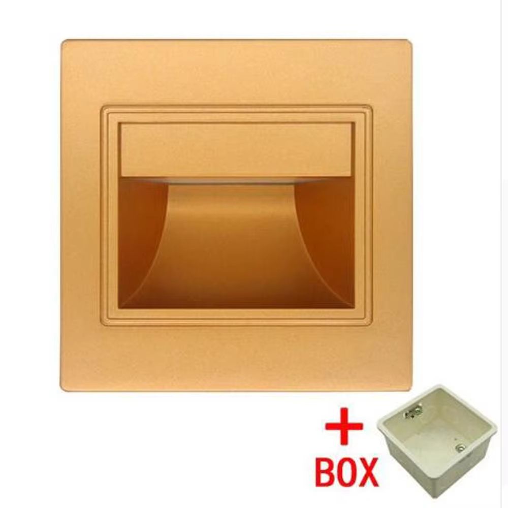 LED Recessed Wall Stair Light Indoor Nightlight For Staircase Hallway Kitchen Bedroom 10