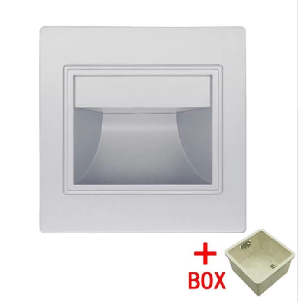 LED Recessed Wall Stair Light Indoor Nightlight For Staircase Hallway Kitchen Bedroom 11