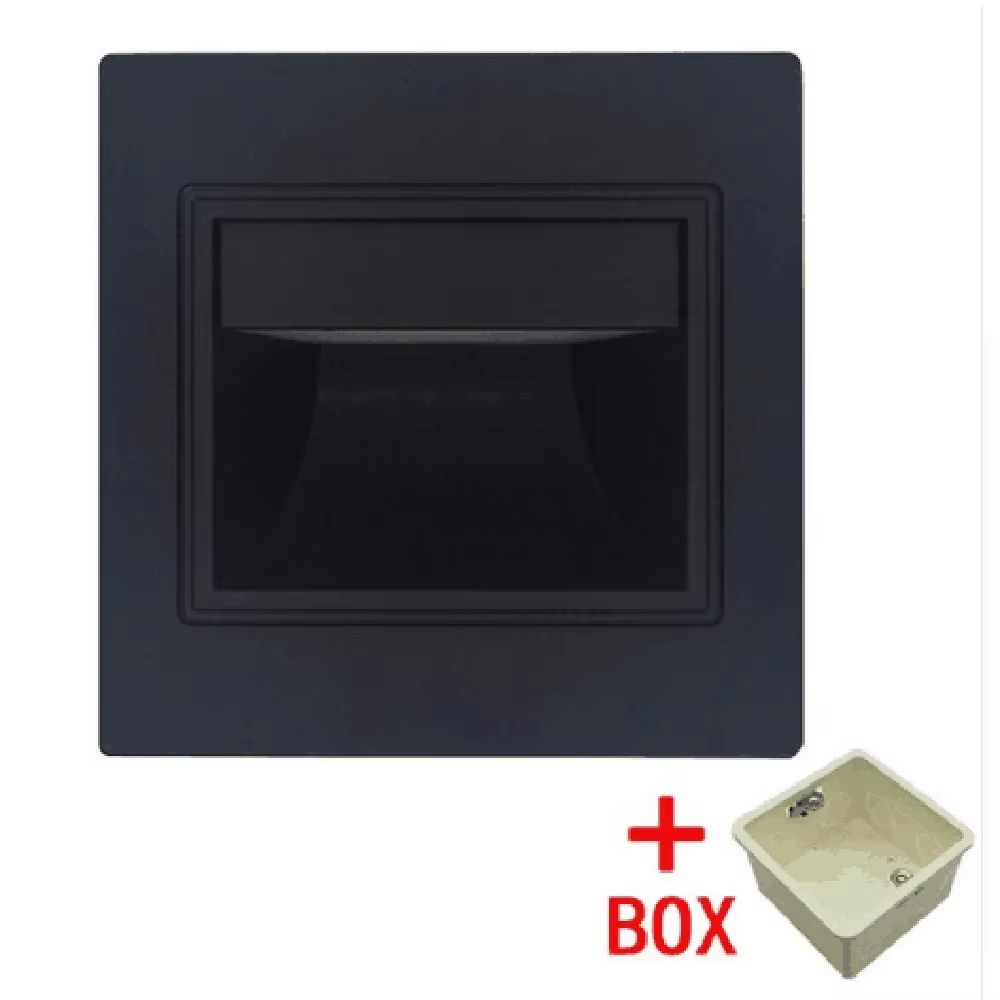 LED Recessed Wall Stair Light Indoor Nightlight For Staircase Hallway Kitchen Bedroom 12