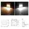 LED Recessed Wall Stair Light Indoor Nightlight For Staircase Hallway Kitchen Bedroom 4