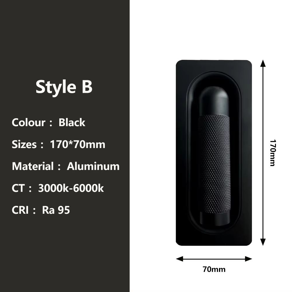 SANDIY Gold Bedside Wall Lamp With Switch Rotatable Nordic Reading Light Sconce 10