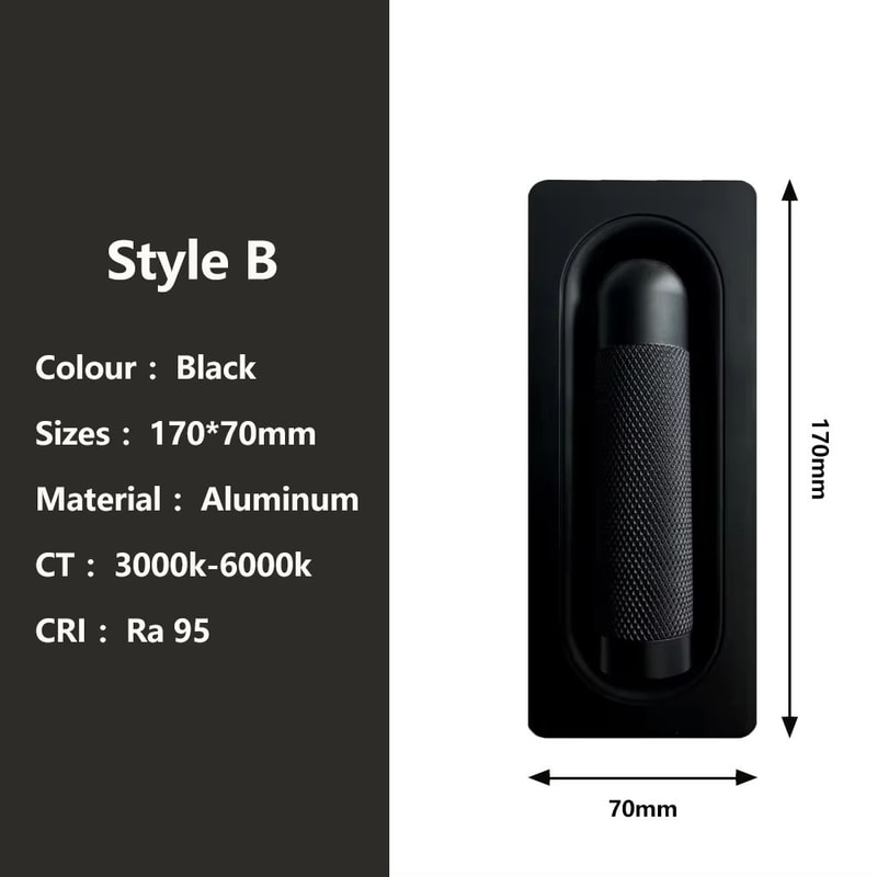 SANDIY Gold Bedside Wall Lamp With Switch Rotatable Nordic Reading Light Sconce 10