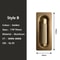 SANDIY Gold Bedside Wall Lamp With Switch Rotatable Nordic Reading Light Sconce 11