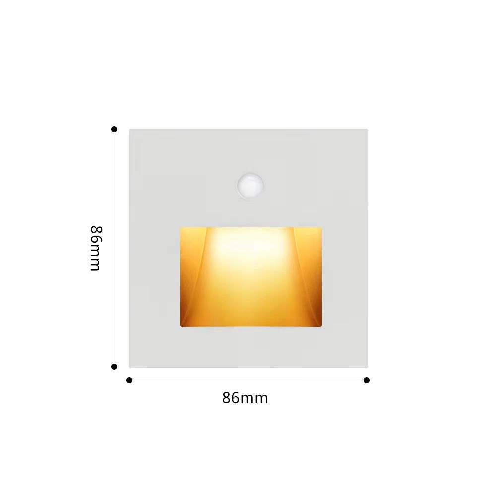 Smart PIR Motion Sensor Wall Lamp LED Nightlight For Indoor Staircase Room 6