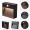 SANDIY Outdoor Motion Sensor Wall Light Waterproof LED Stair Garden Sconce 110220V 0
