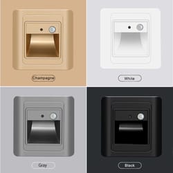 intelligent motion sensor led stair night light for safe indoor navigation