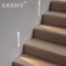 Smart Motion Sensor LED Stair Wall Light Recessed Step Lamp 3W 0