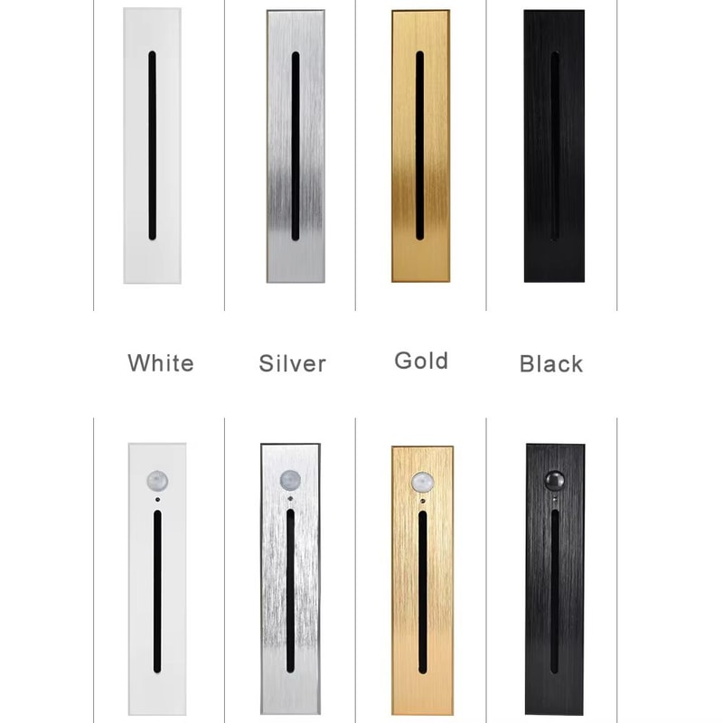 Smart Motion Sensor LED Stair Wall Light Recessed Step Lamp 3W 2