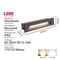 Waterproof Outdoor LED Stair Wall Light 3W6W For Exterior Step Illumination 10