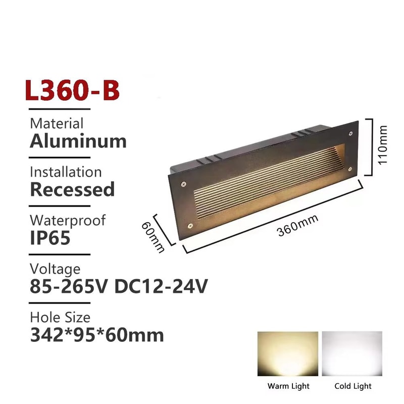 Waterproof Outdoor LED Stair Wall Light 3W6W For Exterior Step Illumination 14