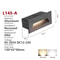 Waterproof Outdoor LED Stair Wall Light 3W6W For Exterior Step Illumination 8