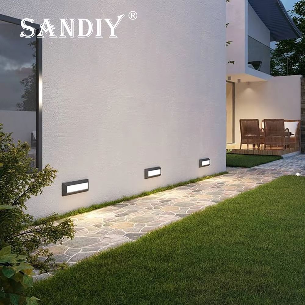 Waterproof Outdoor LED Stair Step Light 12V110V220V Wall Lamp For Garden Terrace 3