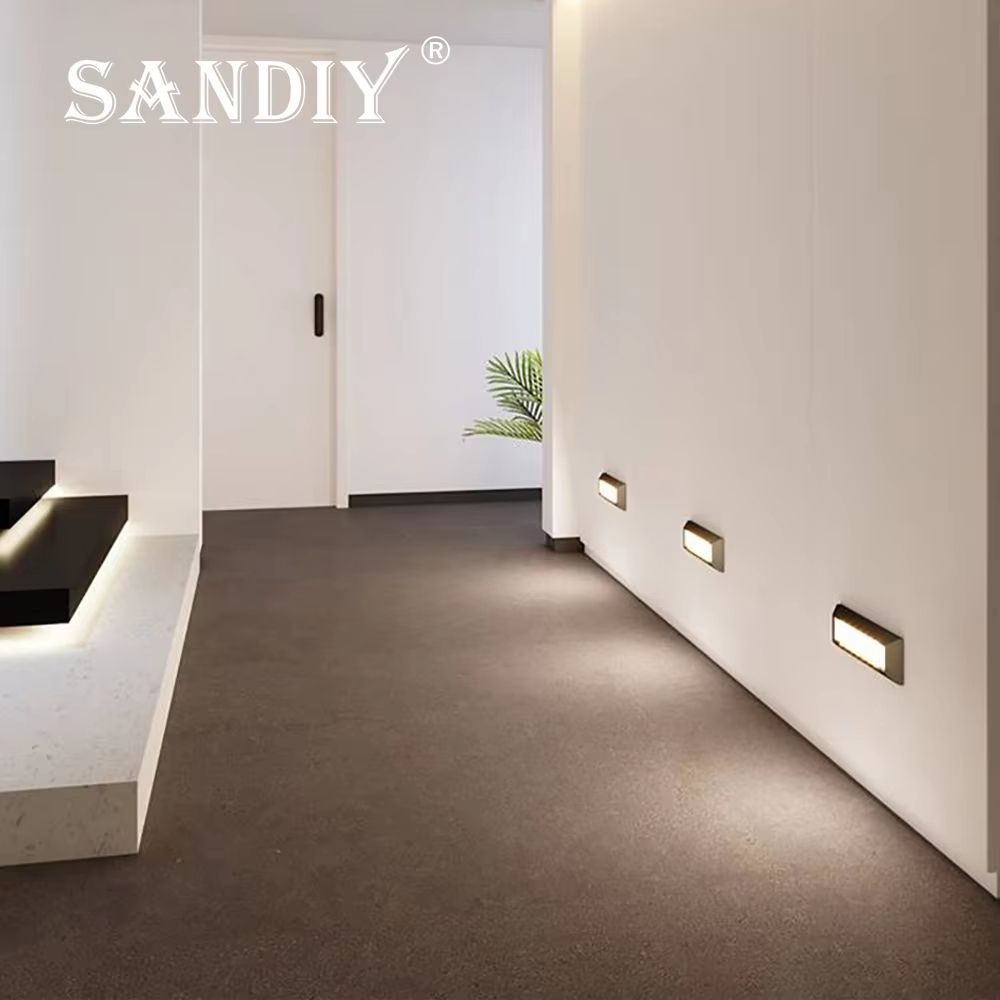 Waterproof Outdoor LED Stair Step Light 12V110V220V Wall Lamp For Garden Terrace 5